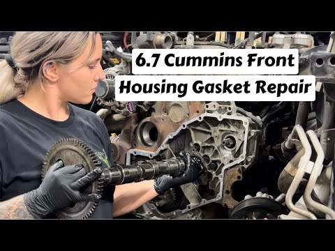 6.7 Cummins Timing Housing Gasket Repair