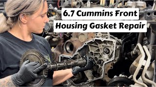 6.7 Cummins Timing Housing Gasket Repair