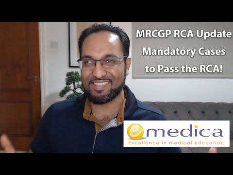 MRCGP RCA Update - November 2020 exam onwards - new RCGP rules - mandatory cases for RCA