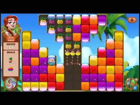 Lost Island Blast Adventure Level 1069 - NO BOOSTERS 🏝️ | SKILLGAMING ✔️