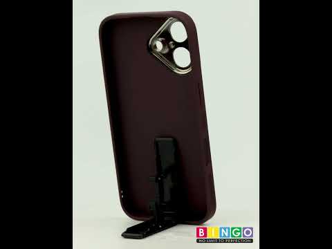 Миниатюра изображения товара Чехол-накладка Bingo Gold Line для Apple iPhone 16 (бордовый)