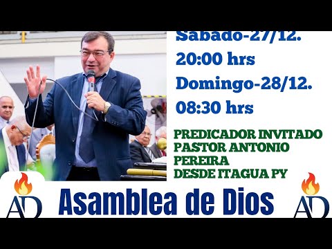 Clamor 2025, Alberdi Ñeembucu. Predicador pastor Antonio Pereira 