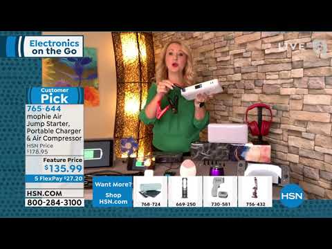 mophie Air Car Jump Starter, Portable Charger and Air Co...