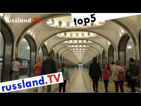 Top5: Moskaus schönste Metrostationen [Video]