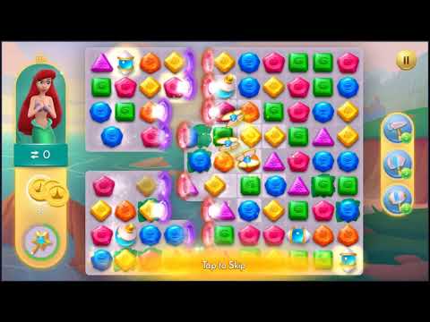 Disney Princess Majestic Quest Level 130 - NO BOOSTERS + FULL STORY 👸 | SKILLGAMING ✔️