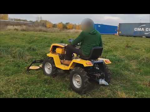 TAUROS ZX18 benzín 4x4 malotraktor s predným vývod.náhonom