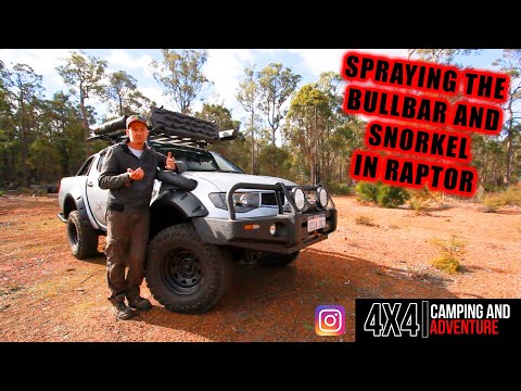 I Raptor Lined The Bullbar And Snorkel!!!