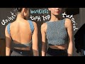 crochet backless tank top tutorial