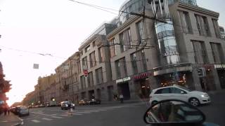 2 Сложные проезды перекрестков в Санкт петербурге.