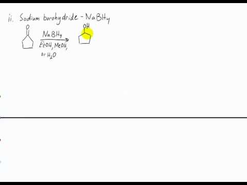 CHM 205 - Preparation of alcohols
