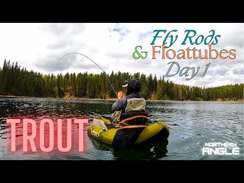 Still Water Trout on the Fly in Float Tubes Northern Saskatchewan