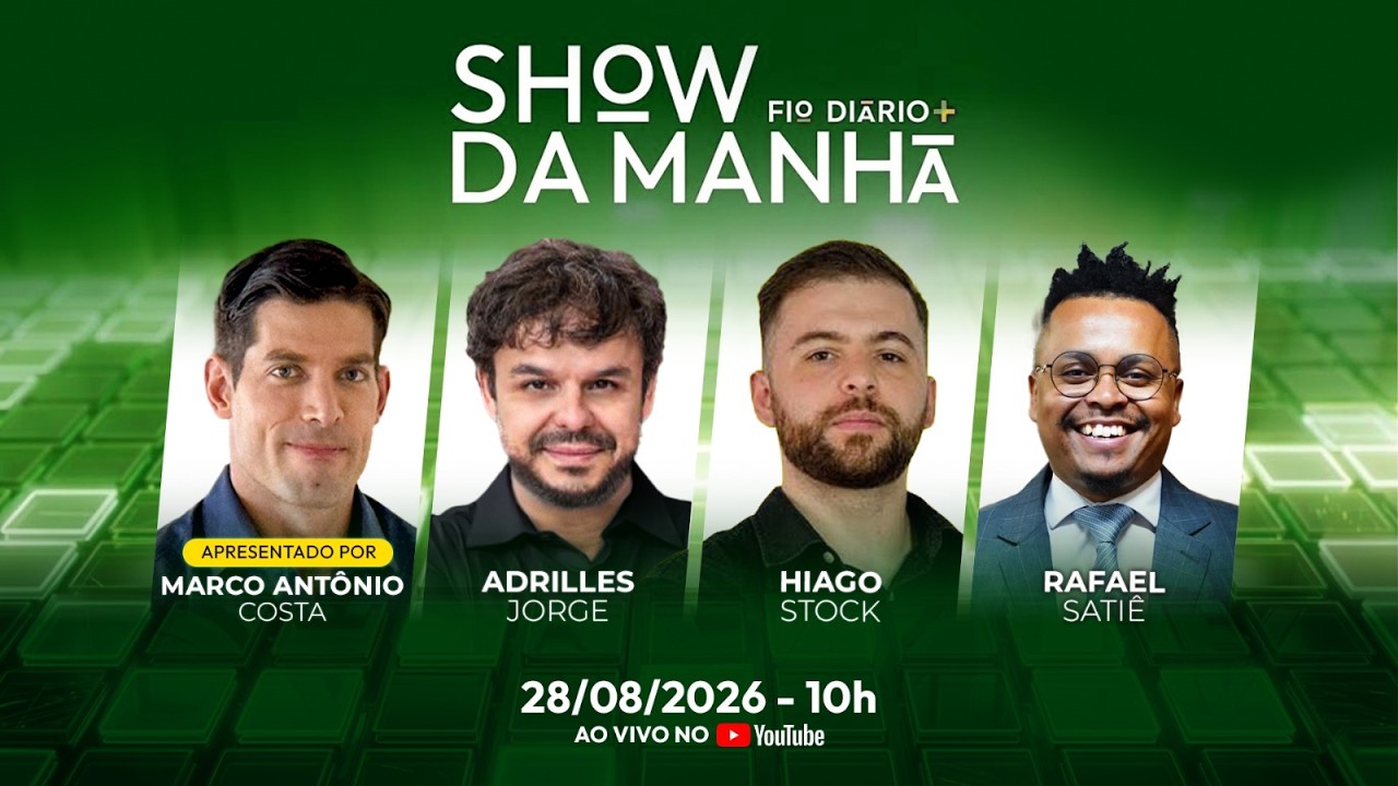 SHOW DA MANHÃ COM MARCO ANTÔNIO COSTA, ADRILLES JORGE, RAFAEL SATIÊ E HIAGO STOCK  28/08