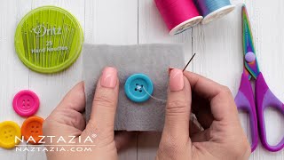 HOW to SEW by HAND for BEGINNERS - Learn BASIC SEWING Skills