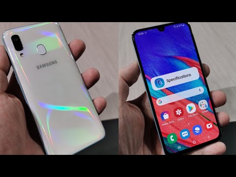 Samsung Galaxy A40 e A70, Anteprima video