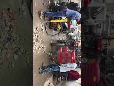 Atlas Copco hydraulic hand breaker and power pack