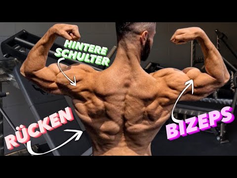 Mein NEUES Rücken & Bizeps Training (+ hintere Schulter)