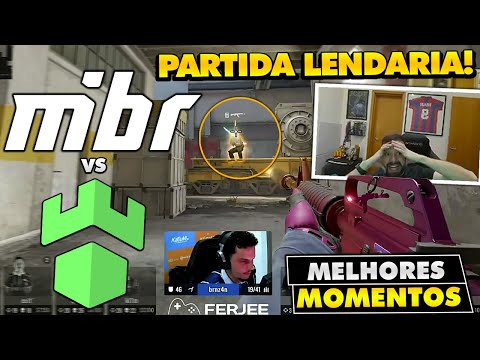 A PARTIDA MAIS INSANA DO ANO! SHOW DE CS! Melhores Momentos: IMPERIAL vs MIBR - FERJEE RUSH