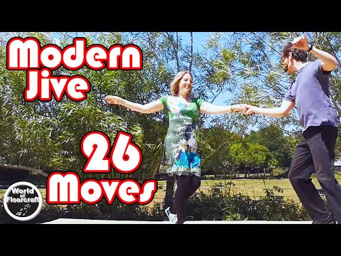 Intermediate Modern Jive - Demonstration Of 26 Moves