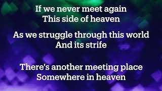 If We Never Meet Again ~ Elvis Presley ~ lyric video