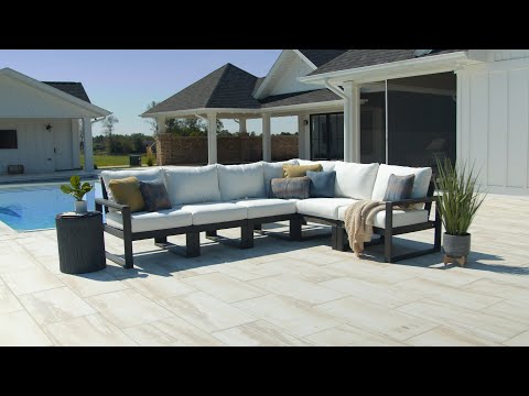 POLYWOOD® EDGE 6-Piece Modular Deep Seating Set - PWS523-2