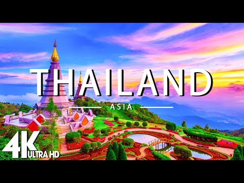 FLYING OVER THAILAND (4K UHD) - Relaxing Music With Beautiful Nature Videos - 4K UltraHD Videos