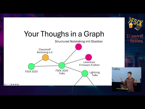 FSCK 2025 - Your Thoughts in a Graph: Structured Notetaking mit Obsidian
