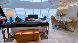 Disney Wish Tower Suite Concierge Stateroom Tour (Stateroom 14000)