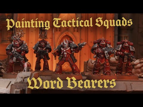 Painting Legion Tactical Squads: Word Bearers