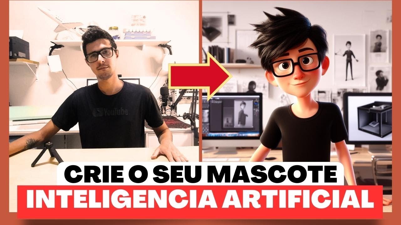 😮Descubra COMO CRIAR seu MASCOTE com INTELIGÊNCIA ARTIFICIAL GRÁTIS | PAPELARIA PERSONALIZADA