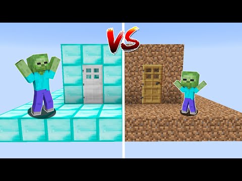 1$ UZAY KAPI VS 1000$ UZAY KAPI - Minecraft