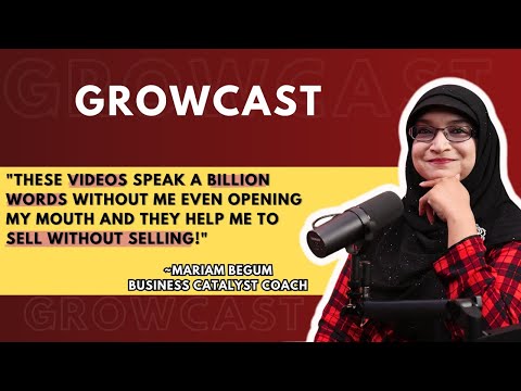 Client testimonial from Mariam Begum, Business Catalyst Coach