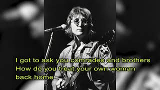 John Lennon   -  Power to the people   1971   LYRICS