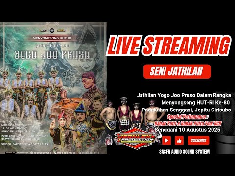 🔴 LIVE STREAMING JATHILAN YOGO JOO PRUSO | DALAM RANGKA HUT-RI KE 80  2025 | SASFA AUDIO