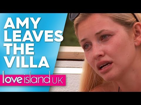 Heartbroken Amy leaves the villa | Love Island UK 2019