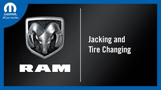 Jacking and Tire Changing | How To | 2023 Ram 1500 DT