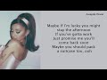 Ariana Grande-obvious (Lyrics-Letra)