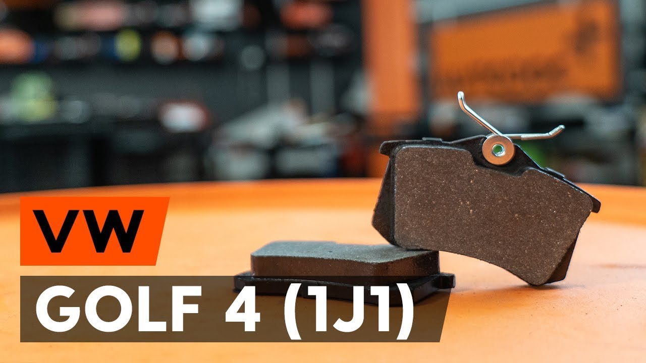 Hátsó fékbetétek-csere VW Golf 4 gépkocsin – Útmutató