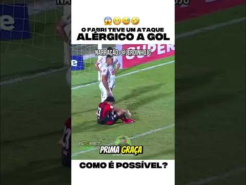 Fabri do Vitória teve alergia ao gol 🤣#futebolraiz #golsperdidos #jerdinhojc