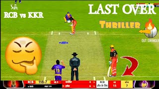 Last Over Thriller🔥 RCB vs KKR IPL 2022 Highlights | Real Cricket ™ 20 | Cricket Ki Baat #rc20