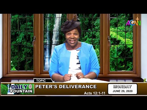 DAILY FOUNTAIN DEVOTIONAL OF JUNE 29, 2020 - MRS. CHIOMA ERNEST-ONUOHA