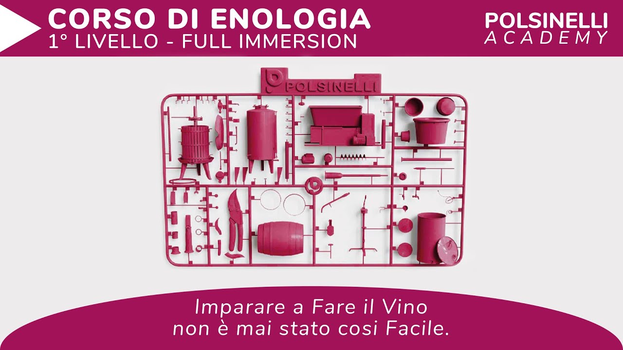 Corso di Enologia 1° Livello Full Immersion