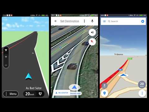 PART 5/5: TomTom Go Mobile vs. Mapfactor vs Navigon vs Sygic gps navigation app 2018 Review