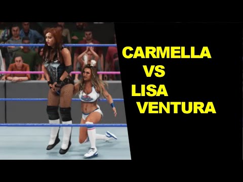 WWE 2K19 Carmella vs Lisa Ventura KO