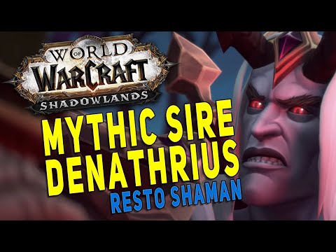 Shadowlands MYTHIC Sire Denathrius - I Got Loot!? RESTO SHAMAN Raid Gameplay | Castle Nathria - WoW