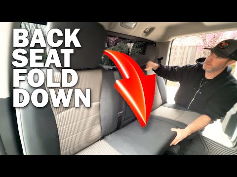 How to Fold Dodge Ram Back Seat