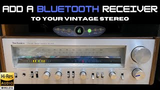 Video thumbnail for How To Add A IFI Zen Blue 3 BLUETOOTH RECEIVER To Your VINTAGE Home Stereo by BB23