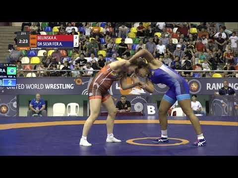 1/4 WW - 76 kg: A. BELINSKA (UKR) v. A. DA SILVA FER (BRA)