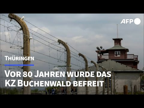 Buchenwald-Befreiung vor 80 Jahren: Gedenken in Thüringen | AFP