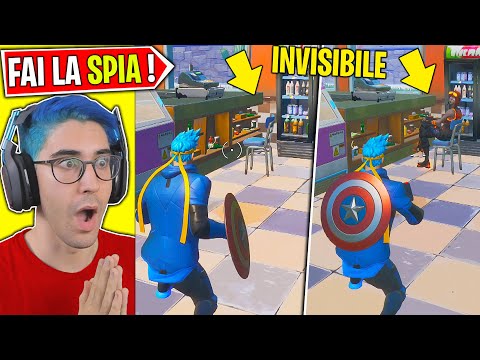 FAI LA SPIA o MUORl nel NASCONDINO da INVISIBILI su FORTNITE (MI TR0LLAN0...)