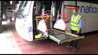 GNX-A wheelchair lift - Fully automatic large passenger platform
